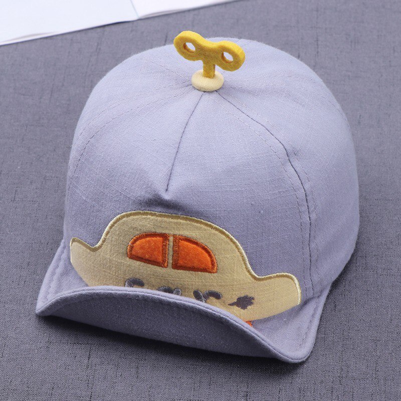 Berretti da Baseball di estate del cappello dei ragazzi dell&#39;automobile del fumetto berretti di Snapback di Sunhat Hip-Hop casuali del fumetto dei bambini del bambino