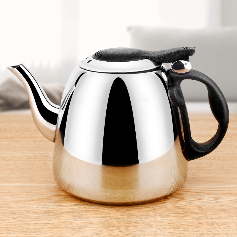 1.2L Induction Cooker Tea Pot Kitchen Tools Stainless Steel Water Kettle Flat Bottom Coffee Kettle CNIM