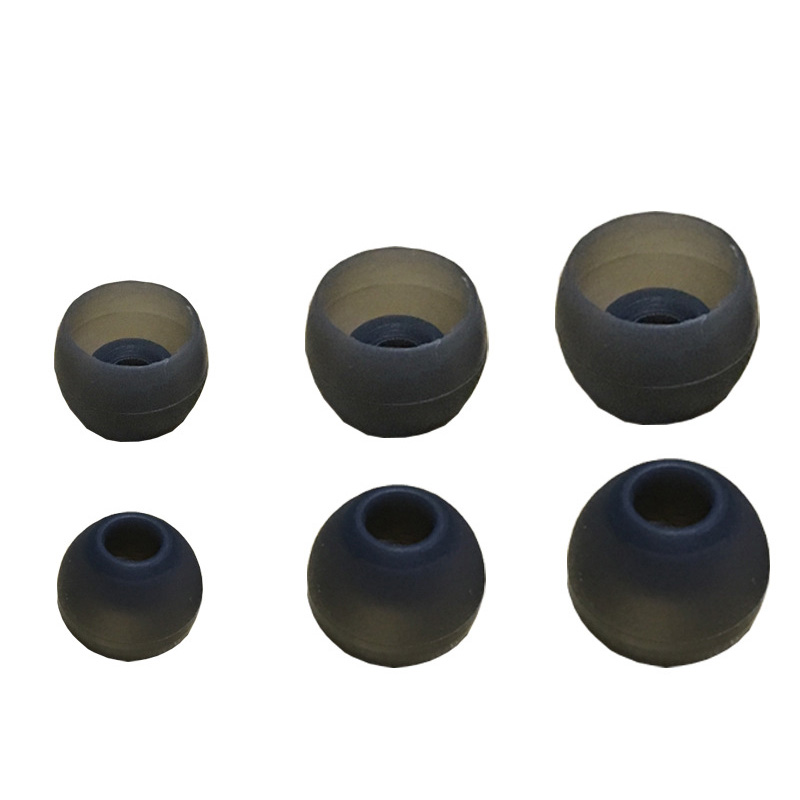 Silicone Ear Tips for Xiaomi Redmi Airdots Wireless Bluetooth Earphone S/M/L Earplug ProtectIve Caps Earphone Earbuds Cover: MULTICOLOR