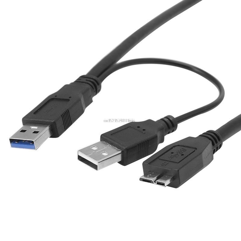 USB 3.0 double puissance Y forme 2 x Type A à Micr – Grandado