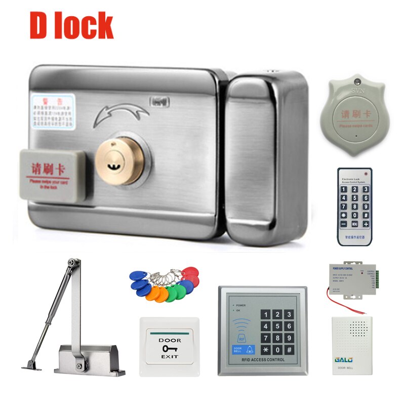 Automatic Door Closers Security System Keypad RFD Door Access Control System Wifi Access Control RFID Reader Electronic Lock Kit