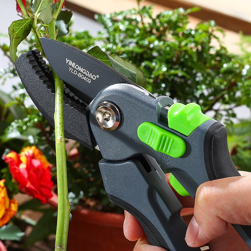 AI-ROAD Garden Steel Pruning Shears Home Fruit Tree Potted Greening Durable Labor-saving Tools Orchard Home Gardening Pruning