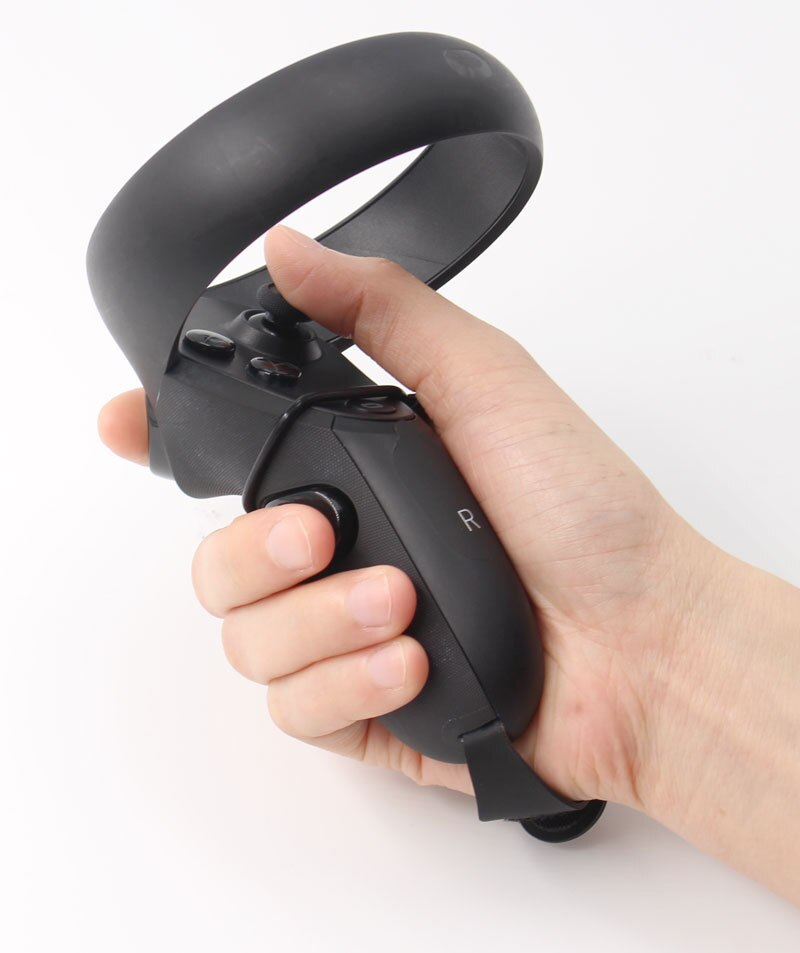 1 paar PU Leder Knuckle Griff Grip Bügel für Oculus Quest/Oculus Rift S Touch Controller Grip Zubehör