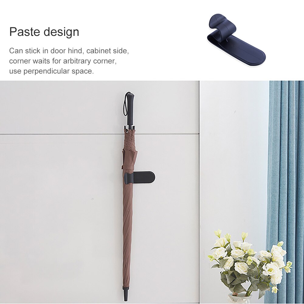 Estilo de coche organizar soporte paraguas soporte uso automático/uso doméstico pasta adhesiva sujetador y Clips paraguas almacenamiento marco de fijación