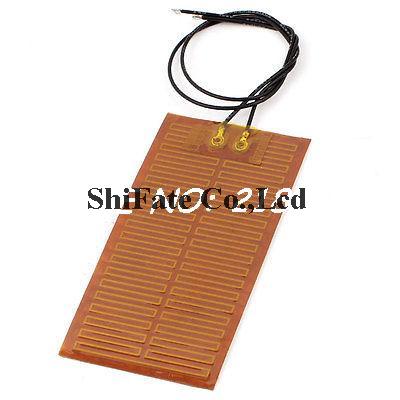 12V 7.5W Polyimide Flexible Adhesive Thermo Foil Heater Heating Film 95mm x 50mm