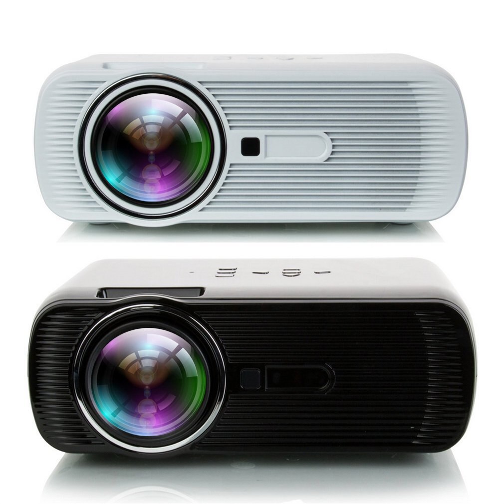 BL-80 Manueller Fokus Digital LED Projektor 2300lm HD 3D Beamer Heimat Kino Theater Haushalt Medien Spieler VGA USB AV HDMI