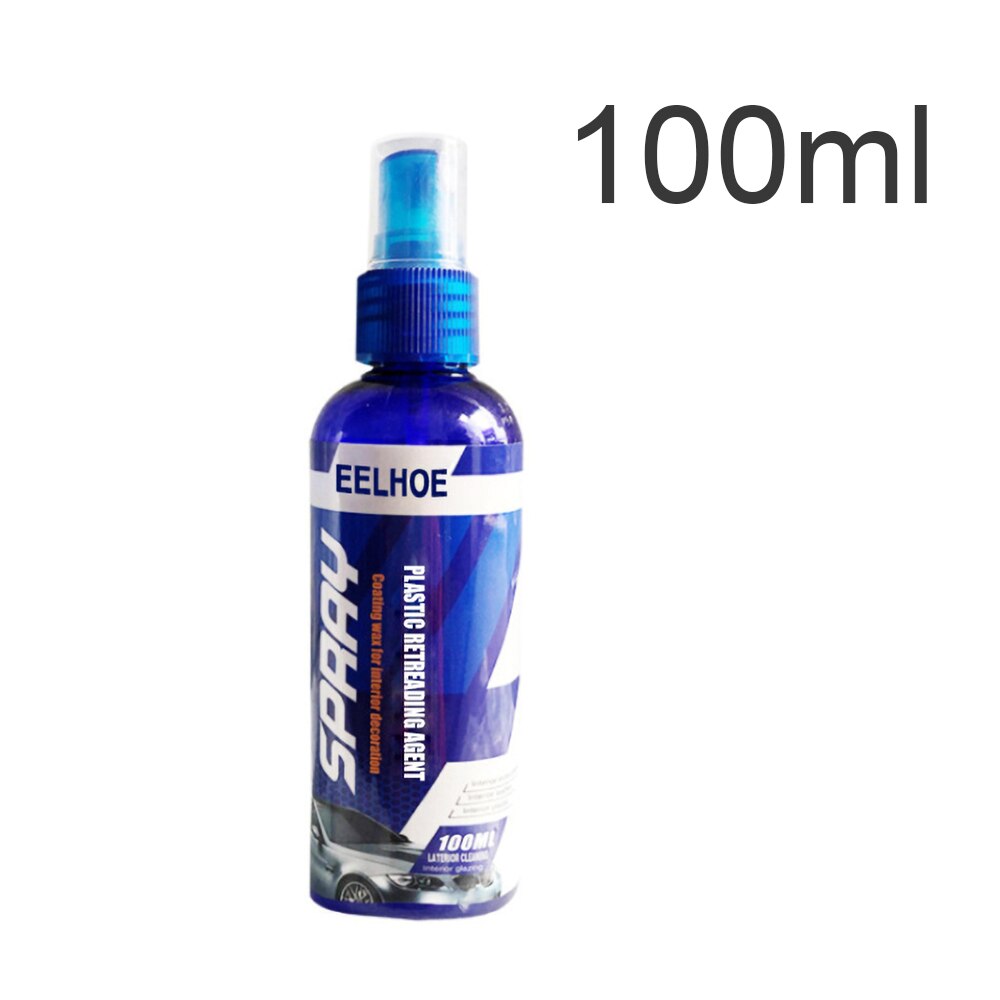 30ML/100ML Plastic Restorer Car Exterior Interior Coating Agent Plastic Rubber Restore Agent: 100ml
