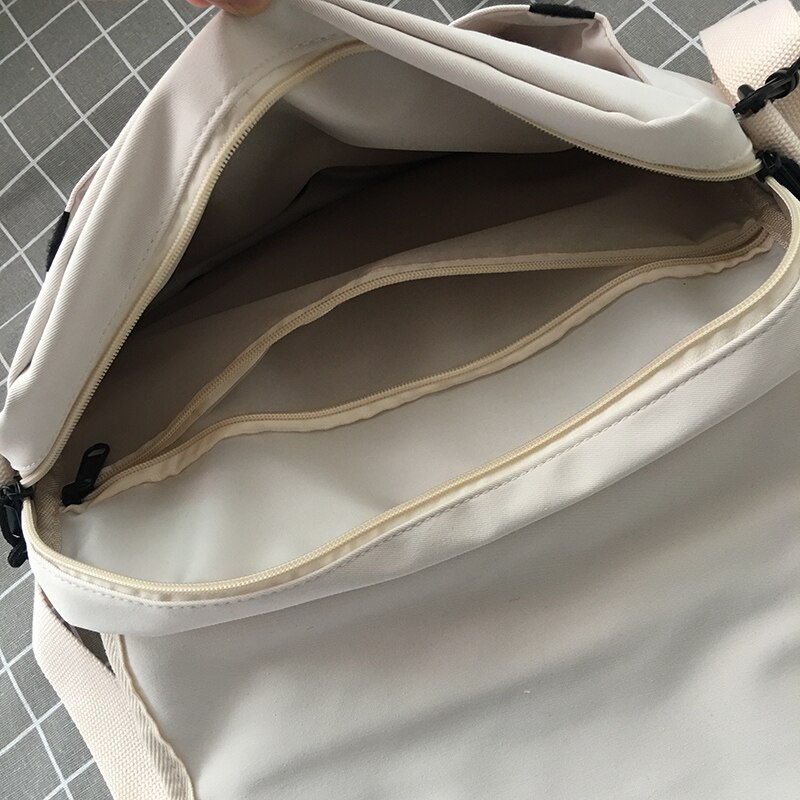 Sac messager en toile devil' s2020 pour femme, sac d'école à bandoulière simple, style coréen original
