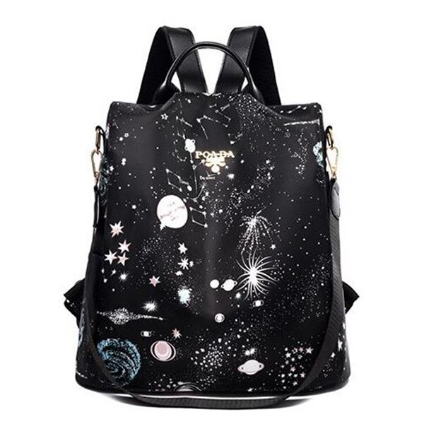 Sommer Multifunktionale Anti-diebstahl Rucksäcke Oxford Tuch Schulter Taschen für Jugendliche Mädchen Große Kapazität Reise Schule Tasche: Stil-K