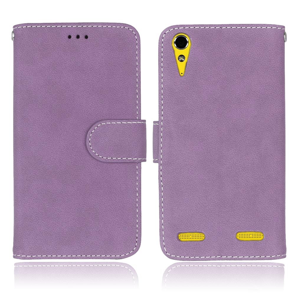 Flip Case for Lenovo A6010 Plus & A6000 & for Lenovo Lemon K3 K30-T Cover Skin 5" K 3 A 6000 6010 Case for Lenovo Phone Case: Purple