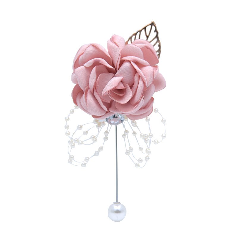 Polscorsage bruidsmeisjes zussen handbloemen kunstmatige bruidsbloemen voor bruiloft dansfeest decoratie bruidsgala: 6