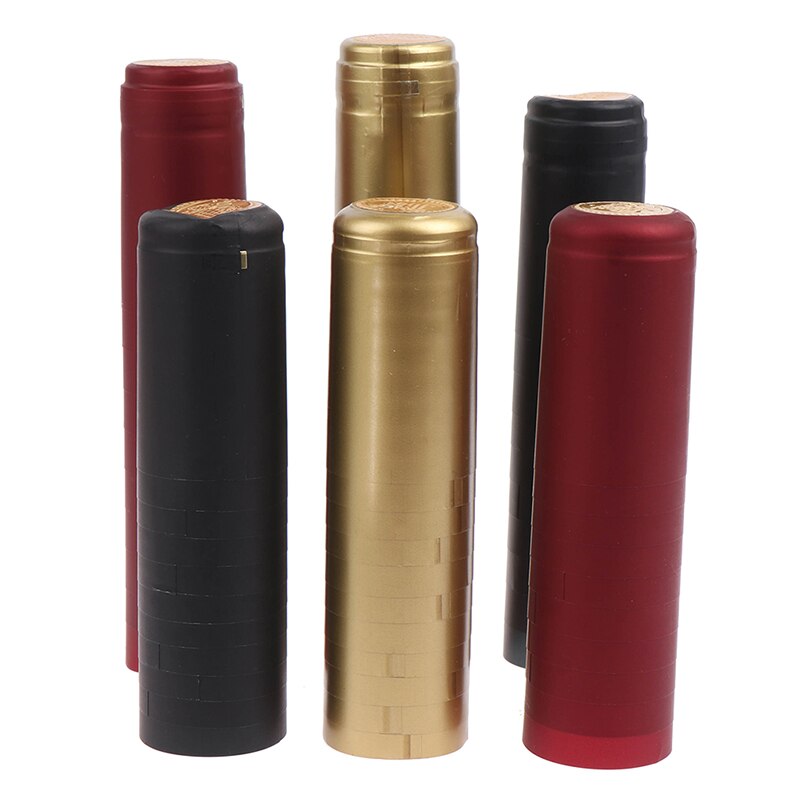 Cápsulas retráctiles para botellas de vino, tapón termorretráctil para botellas de vino, 10 Uds.