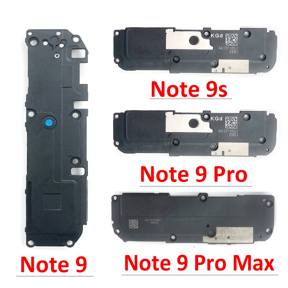 Loudspeaker For Xiaomi Redmi Note 9 9S 9T 10 Pro Max Loud Speaker Buzzer Ringer Replacement Part