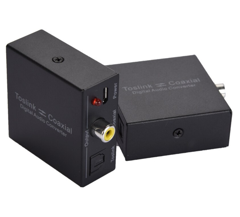 2-way Digital audio converter Coaxial Toslink audio converter for DVD