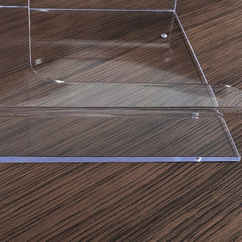 Clear Wall Mount Frame Acrylic Sign Poster Holder Acrylic Picture Price Tag Label Frame Label Display Desk