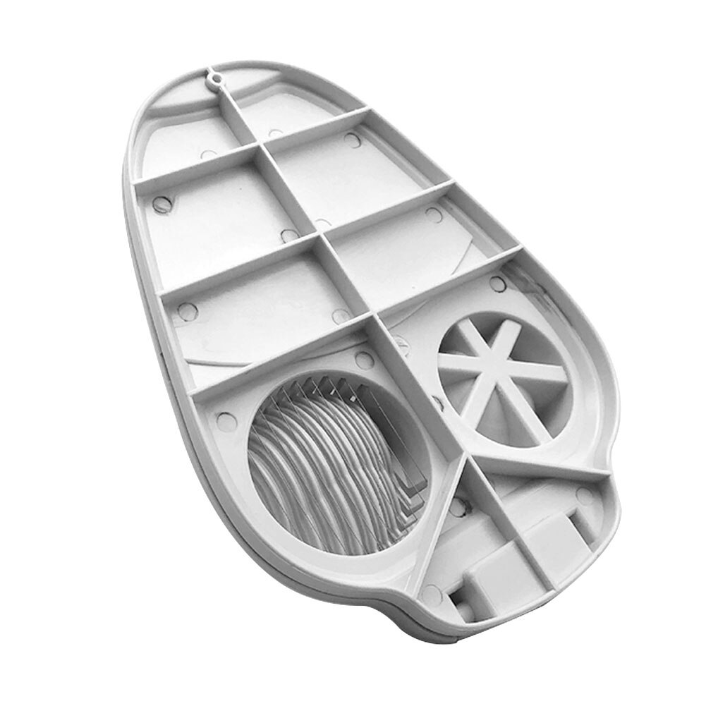 3 In 1 Kitchen Tool Manual Multifunctional Slicing Eggs Slicer Strawberries Practical Cutter Dicing Avocados Stainless Steel