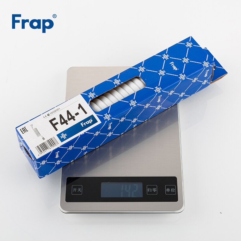 Frap Wit Universele Richtingen Slang Rubber Lente Type Hoge Pressurea Rekbaar Pijp Sproeikop Op Keuken Kraan F44-1