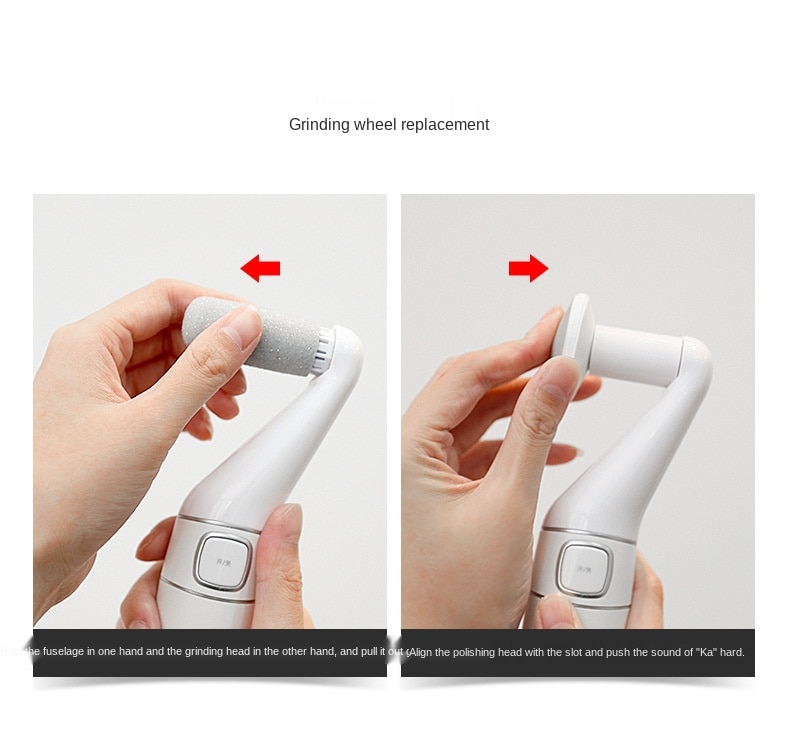 3in1 Rechargeable electric foot file callus remover machine pedicure device foot care tool feet for heels remove dead skin USB