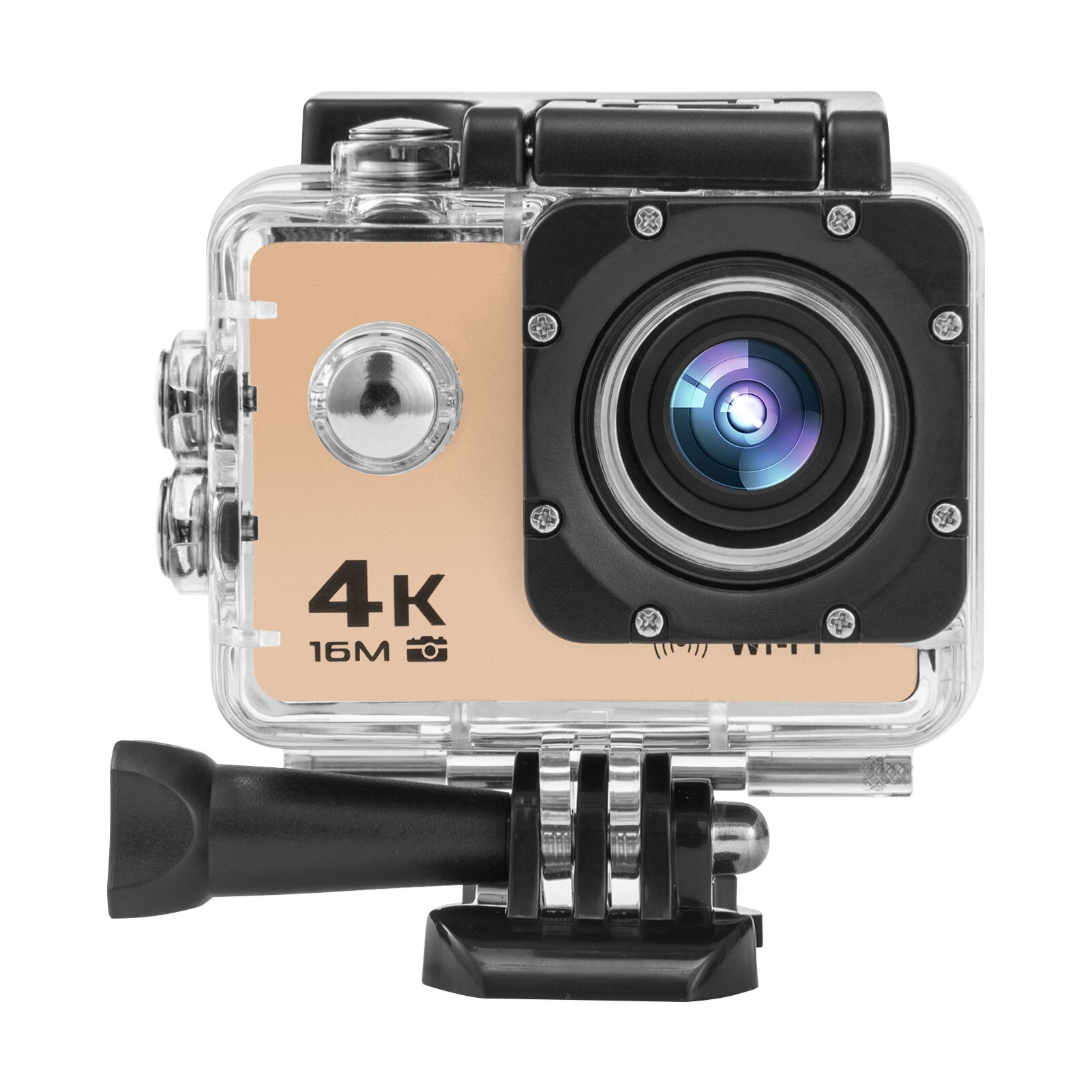 4K 16MP Ultra HD Sports Action Camera 170 Degree Wide Angle WiFi DV Camcorder with Waterproof Case Accessory Kit Action Camera