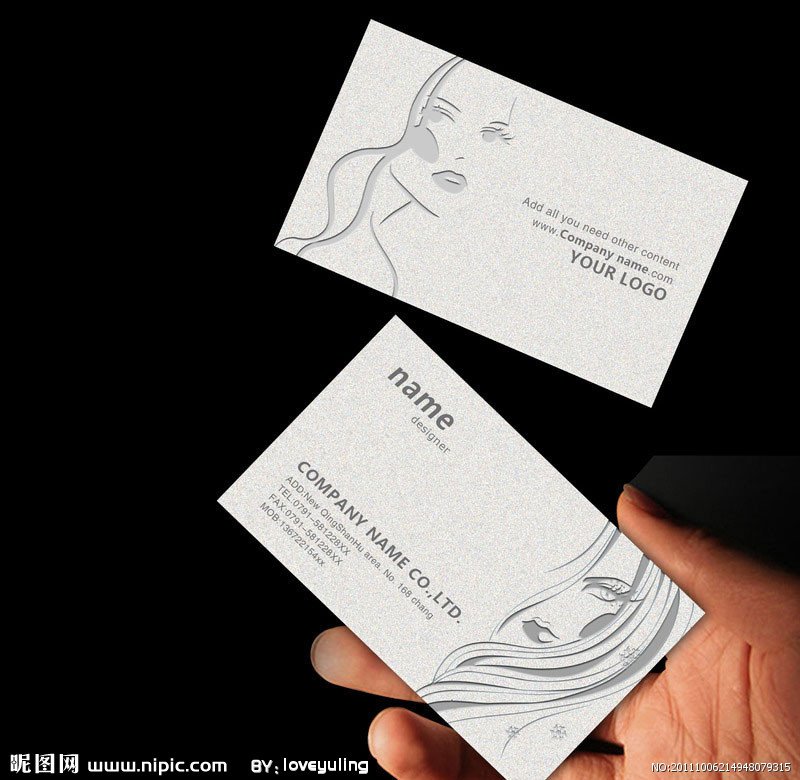 Tarjetas de visita de papel laminado 350gsm +