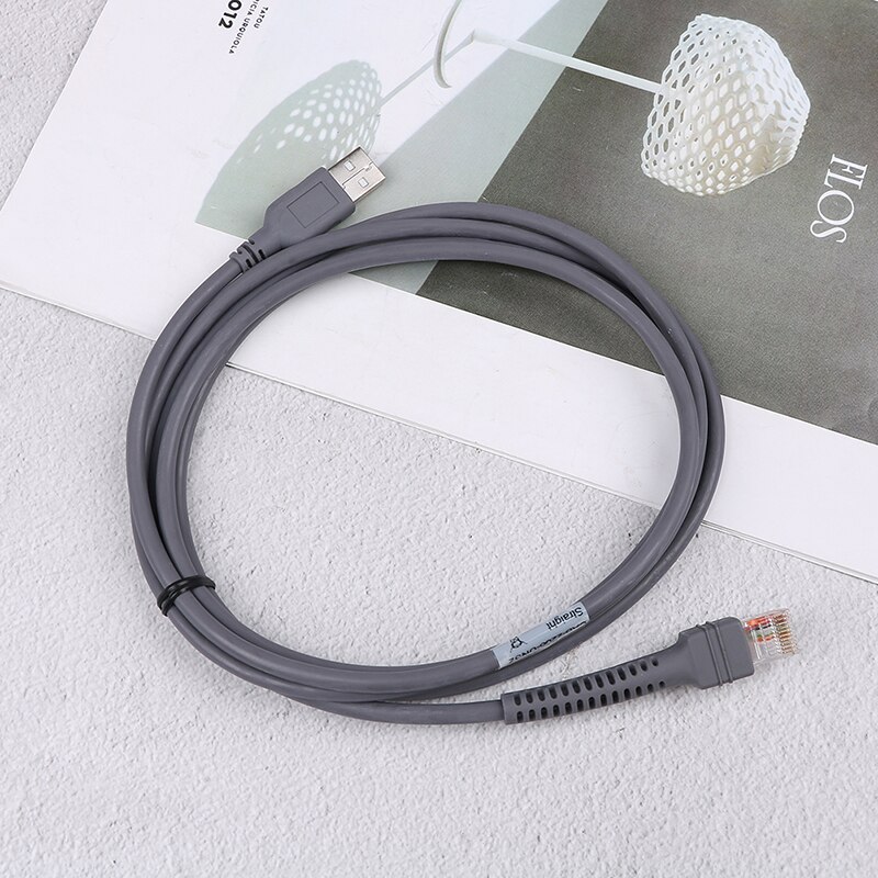 Cable USB para Cba-u01-S07ZAR, compatible con Symbol Ls1203, Ls2208, Ls4208, Ls3008, Ls4278, compatible con Motorola, escáner de código de barras símbolo