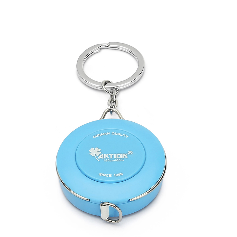 LMDZ 1Pcs 150cm/60inch Mini Retractable Portable Ruler Tape Measure Children Height Ruler Centimeter Inch Roll Tape Sewing Tools: Blue