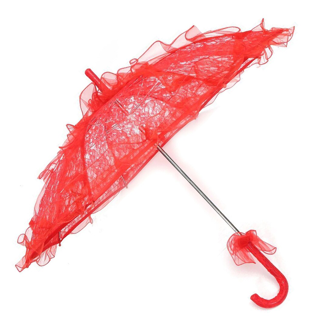 Stijlvolle Western Style Paraplu Kant Fleur Parasol Decoratie Bruiloft Bruid Paraplu