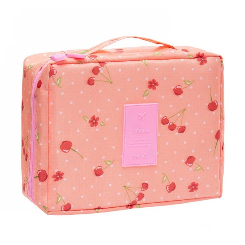 1Stck Ich bin Freien Mädchen machen-hoch Tasche Frauen Kosmetik Tasche Frauen Toilettenartikel Organizer Wasserdicht Weibliche Lagerung bilden Fälle: 10
