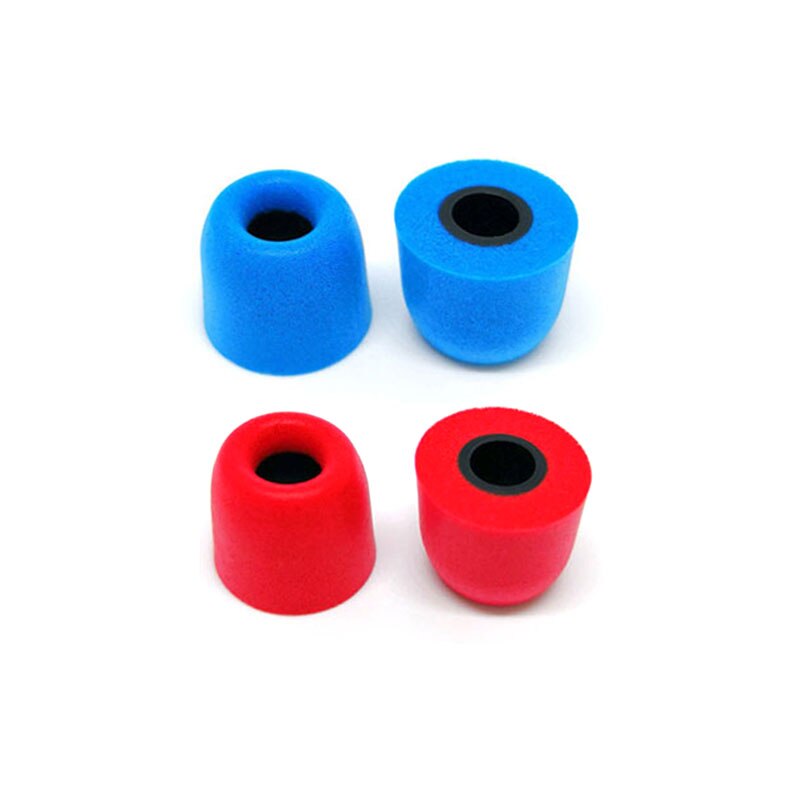 ANJIRUI T200 (LMS) caliber Ear Pads Memory Foam tips Sponge T200 ear pads cotton for in ear headphone C set Headsets accessories: T200 12.5mm red blue