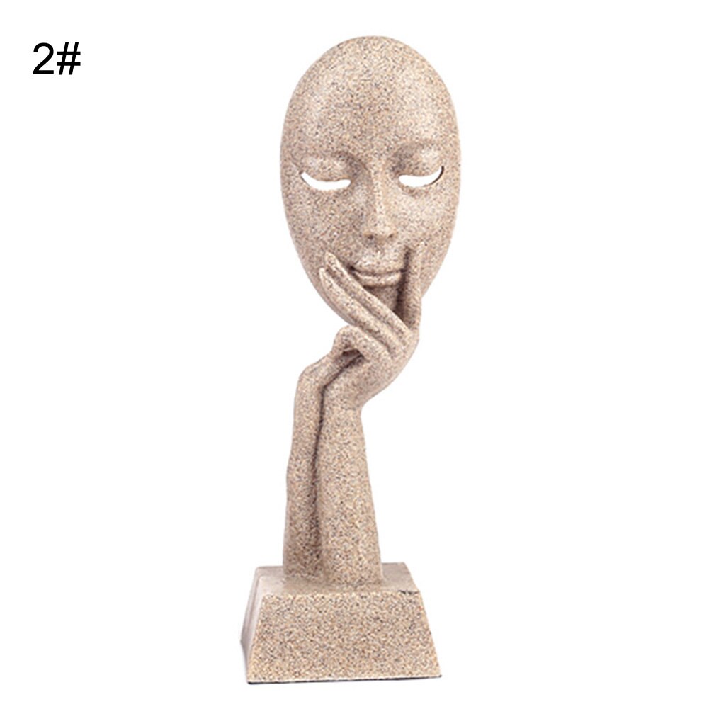 Home Statue Abstract Human Face Model Sculpture Mo... – Grandado