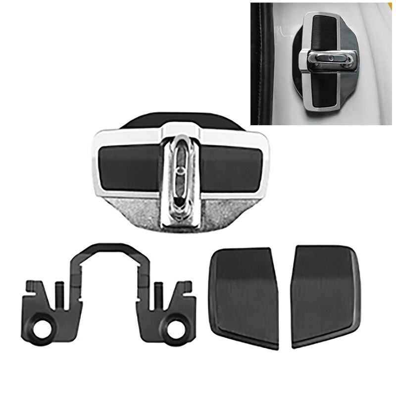 TRD Door Stabilizer Door Lock Protector Latches Stopper Covers for Toyota Land Cruiser LC200 Alphard Vellfire