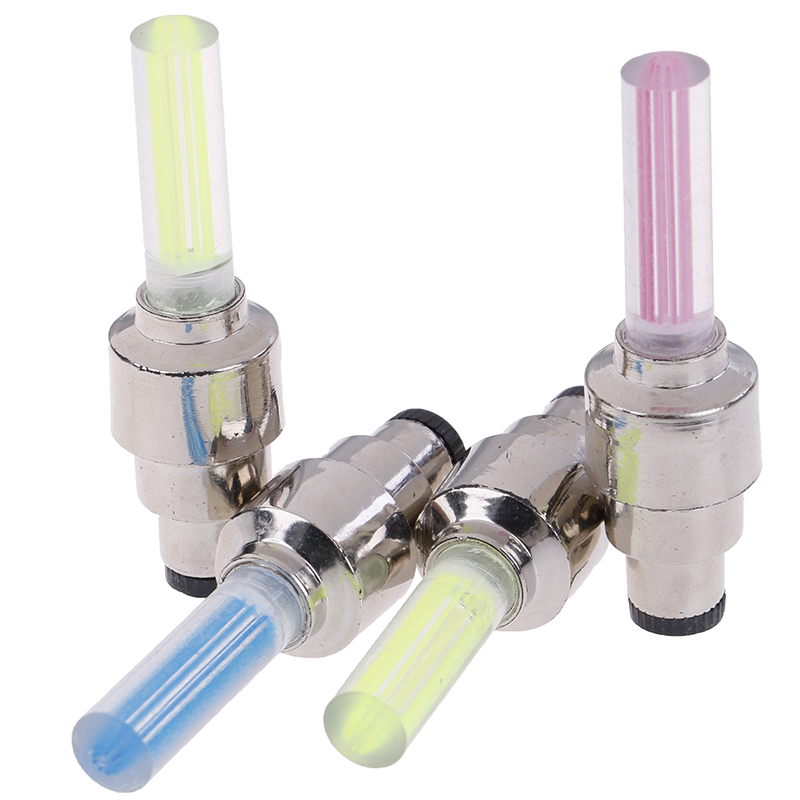 1pc fiets auto motor verlichting band ventieldoppen wiel spaken led verlichting fiets accessoires auto styling 4 kleuren