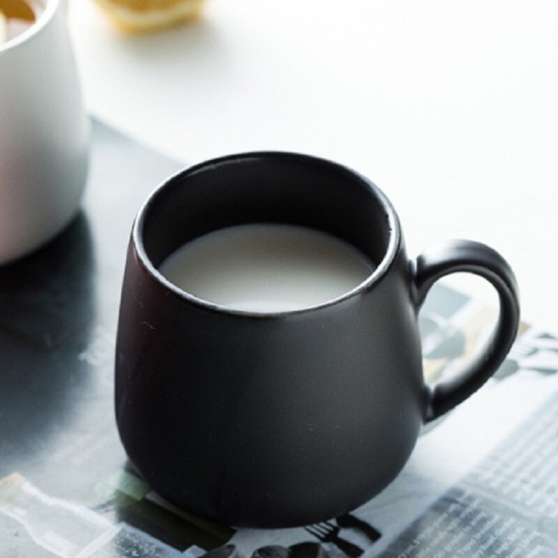 Keramisk kaffemugg matt ren färg kaffemuggar tumbler kopp te mjölk latte porslin nyhet tumblers söta koppar