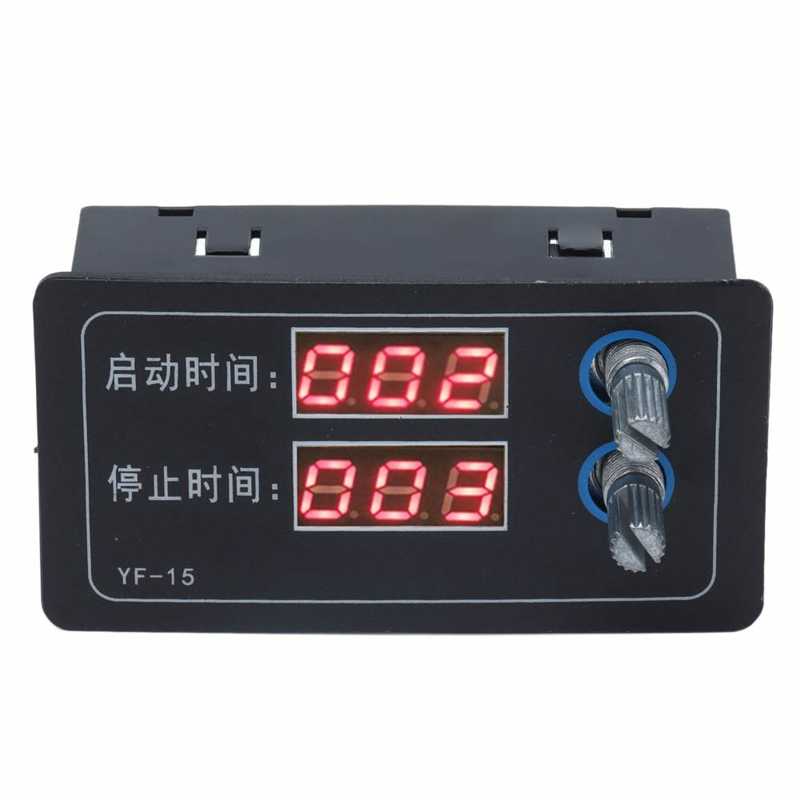 Timer Delay Switch Time Delay Relay with LED Digital Display for Cycle Timing for Intermittent Timing for