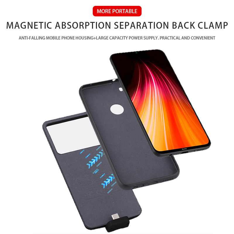 For Redmi Note8 Pro 7000mAh Slim Battery Charger Case For Xiaomi Redmi Note 8 Pro Backup Power Pack Charger cover Case