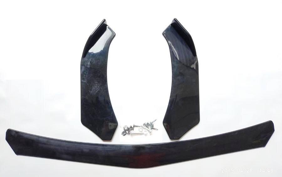 WOHOOD Carbon Look Frontspoiler Für BMW 3er F30 2012-2018 - Sportliche Spoilerlippe In Carbon Optik