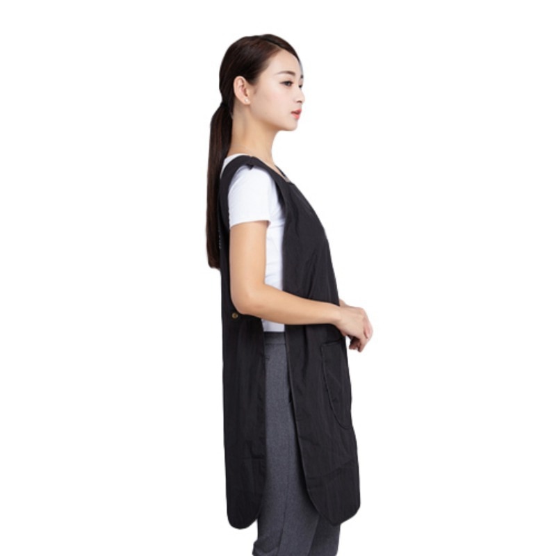 Black Women Salon Hairdressing Hair Cutting Apron Cape for Barber Hairstylist Practical Hairdresser Cloth