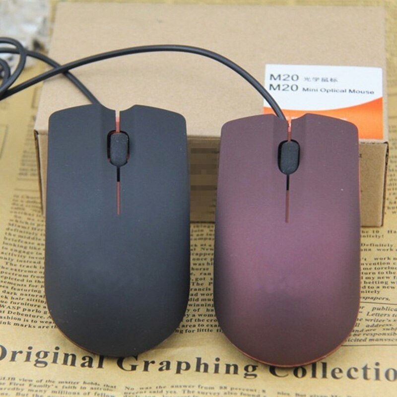Mini Wired Mouse Frosted Surface 1200DPI Optical USB 2.0 Pro Gaming Mouse Optical Mice For Computer PC Laptop
