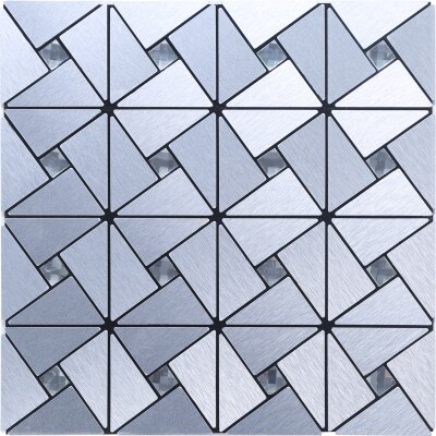 Selbst-adhesive Europäischen metall aluminium kunststoff panel mosaik fliesen TV hintergrund wand glas bar spiegel wohnzimmer 3D wand aufkleber: B