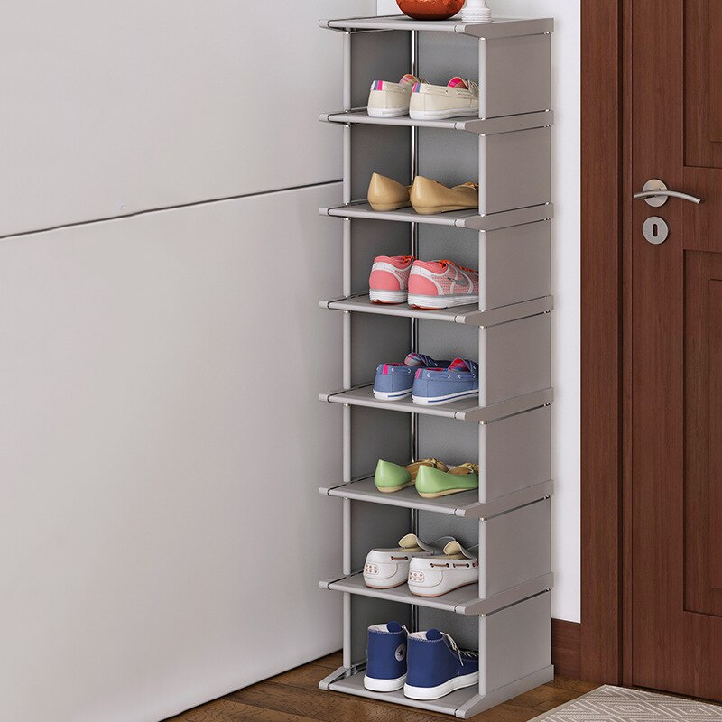 Standing Shoe Storage Rack Dustproof Shoes Cabinet Assemble Shoe Organizer Top Corner Closet Holder Amazing Shoe Cabinet