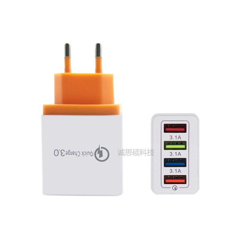 Eu-stecker/Us-stecker Quick Charge QC 3,0 4,0 USB UNS EU Ladegerät Universal Handy Ladegerät Wand Schnelle lade Adapter