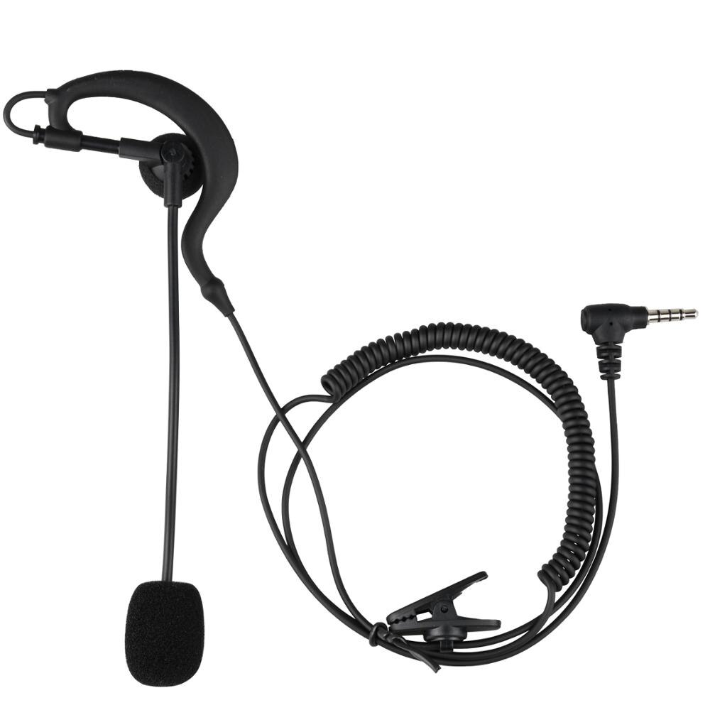 Fodsports V4 V6 Motorcycle Intercom Earhook Headset for Football Referee Judge Arbitration Bicycle Unilateral Earpiece наушники: 1 Pc