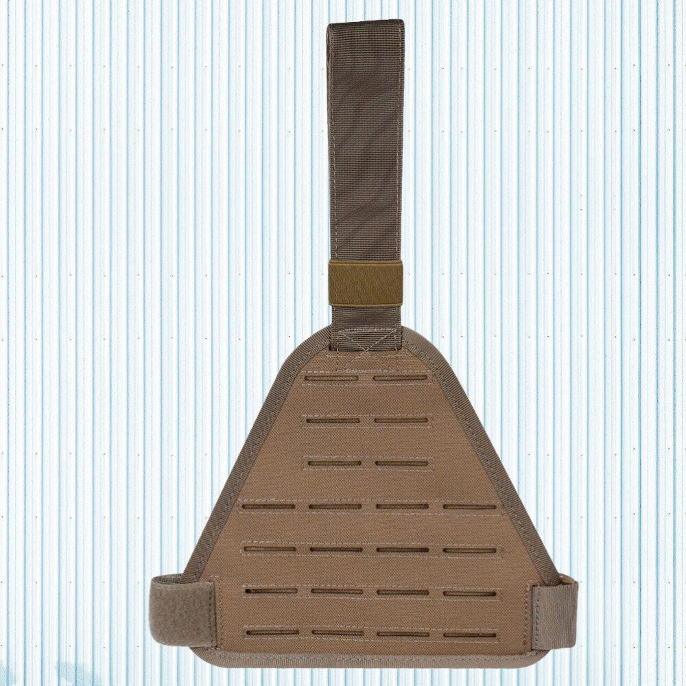 Molle Leg Platform Buckled Thigh Strap Leg Thigh Leggings Device Thigh Panel for Outdoor Sport (Black Styl: As Shown