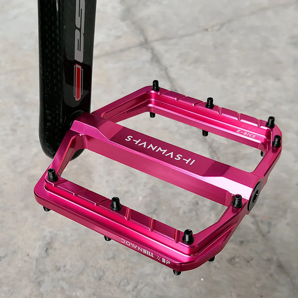 2024 Fietspedalen Ultralichte Pedalen 3 Lagers Cnc Aluminiumlegering Fiets Platte Pedalen Racefiets Fietsen Accessoires