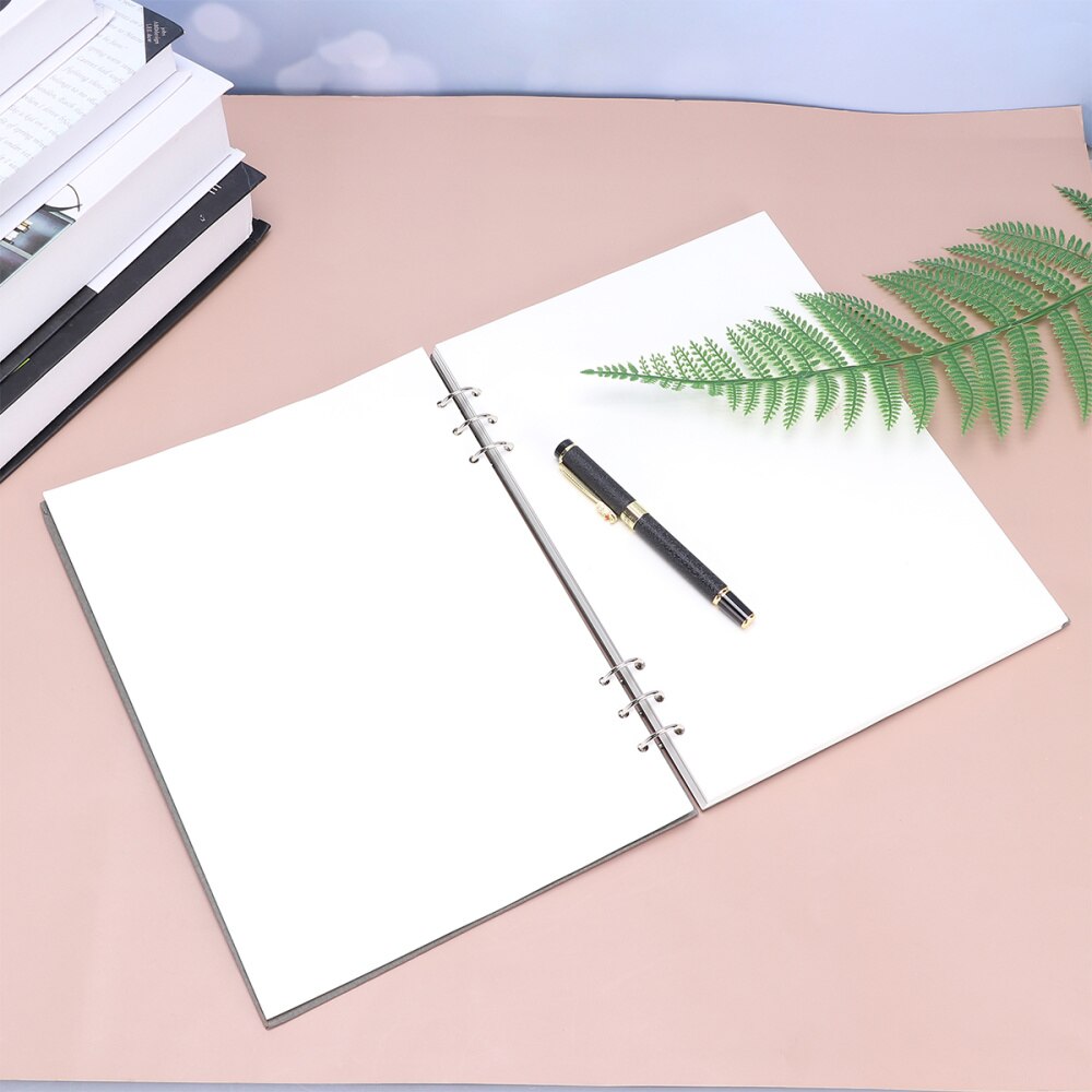 Sketch Notebook Blank Notepad Drawing Paper Painting Art Replacement Paper Supplies for Artist School (Black)