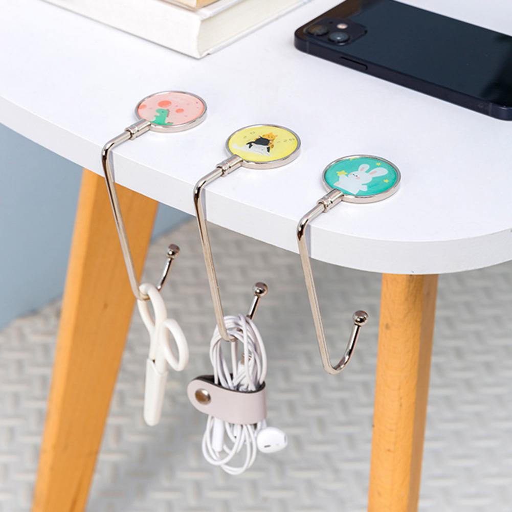 Metal Hook Foldable Good Load Capacity Stainless Steel School Bag Storage Hanging Hook for School