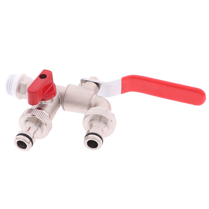 1/2 "Double Tap Ibc Watertank Connector Adapter Tap Voor Huis Tuin Water Connectors 1Pc