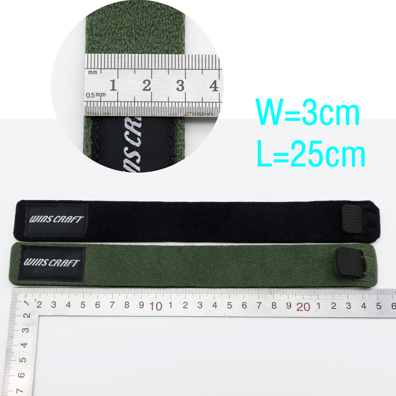 Elastisk bandage fiskestang bindebånd tilbehør genanvendeligt karpe fiskestang band guide ring holder bælte strop seler