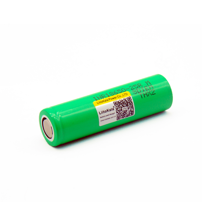 LiitoKala 18650 25R Rechargeable li-lon battery 3.6V 2500 mAh Battery can keep,Max 20A,35A discharge