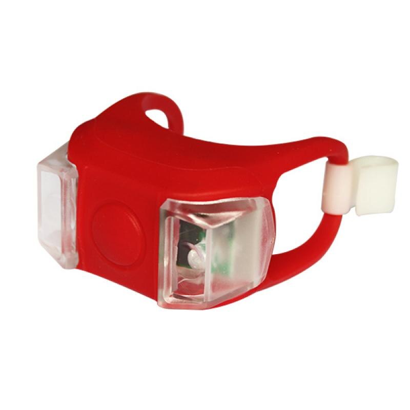 Fahrrad Licht Silikon Hinten Licht Nacht LED Vorderseite Schwanz Licht draussen Radfahren Mit Vor Fahrrad Lichter wasserdicht Schwanz Licht: C
